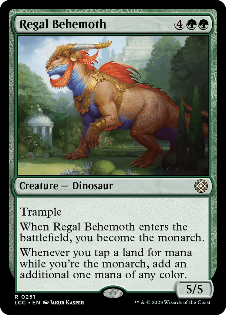 Regal Behemoth [The Lost Caverns of Ixalan Commander] | Black Swamp Games