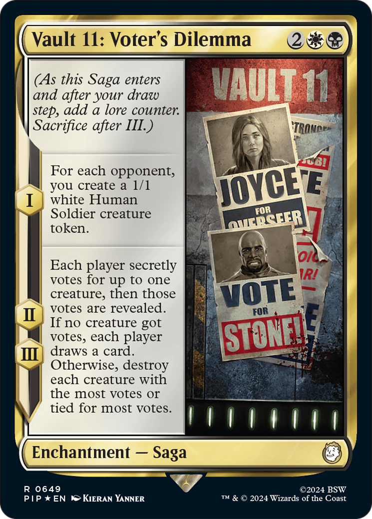 Vault 11: Voter's Dilemna (Surge Foil) [Fallout] | Black Swamp Games