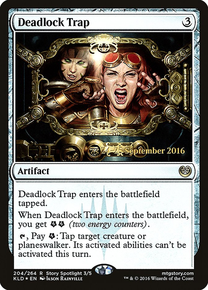 Deadlock Trap [Kaladesh Prerelease Promos] | Black Swamp Games