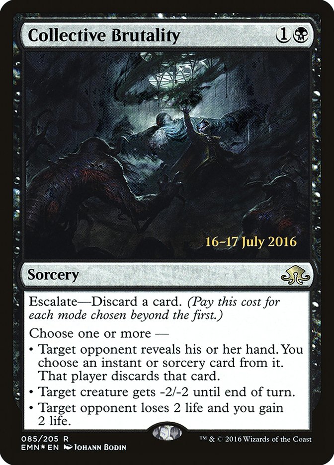 Collective Brutality [Eldritch Moon Prerelease Promos] | Black Swamp Games