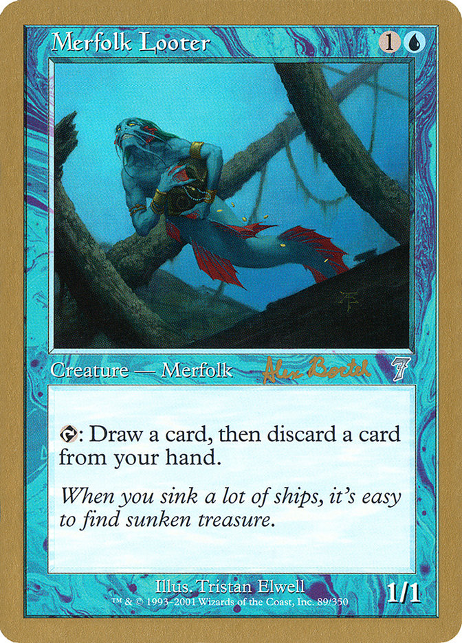Merfolk Looter (Alex Borteh) [World Championship Decks 2001] | Black Swamp Games