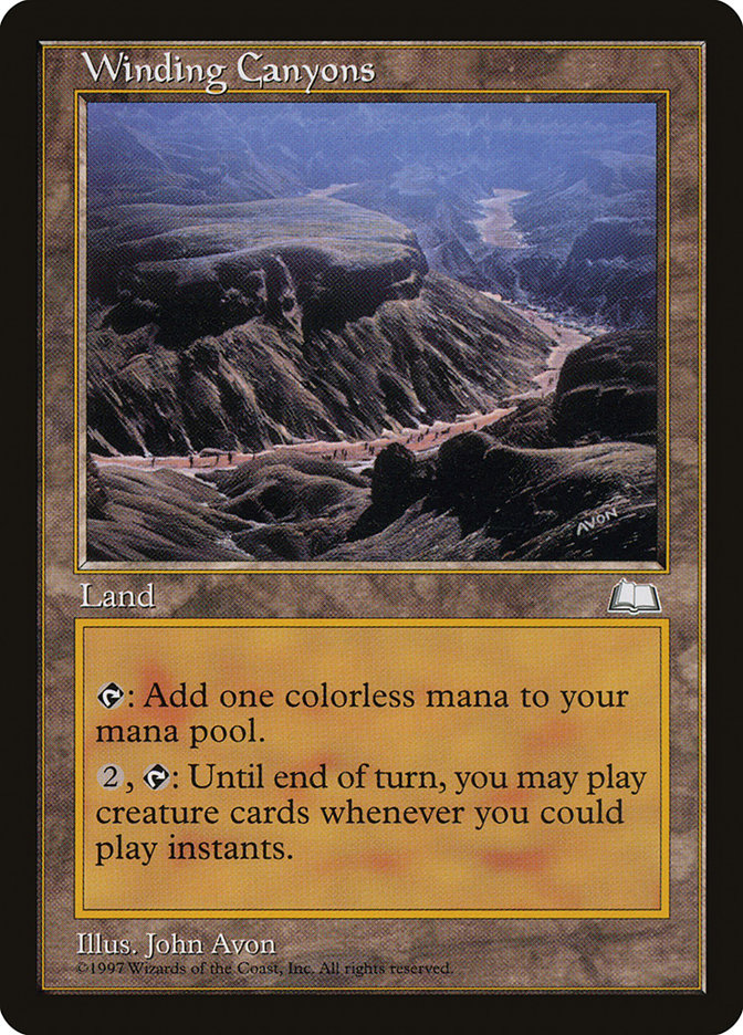 Winding Canyons [Weatherlight] | Black Swamp Games