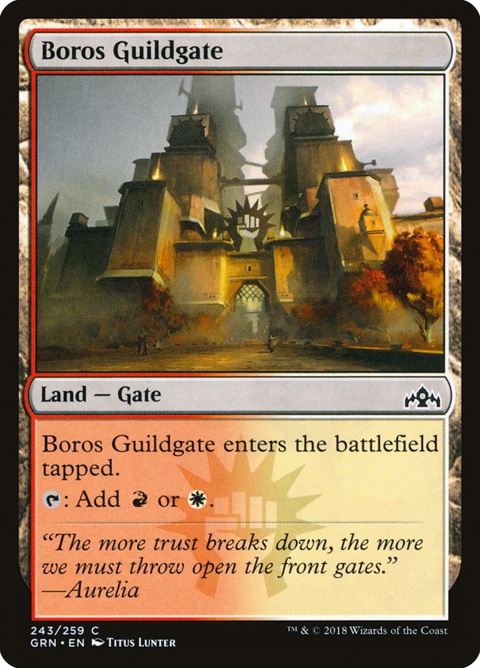 Boros Guildgate (243/259) [Guilds of Ravnica] | Black Swamp Games