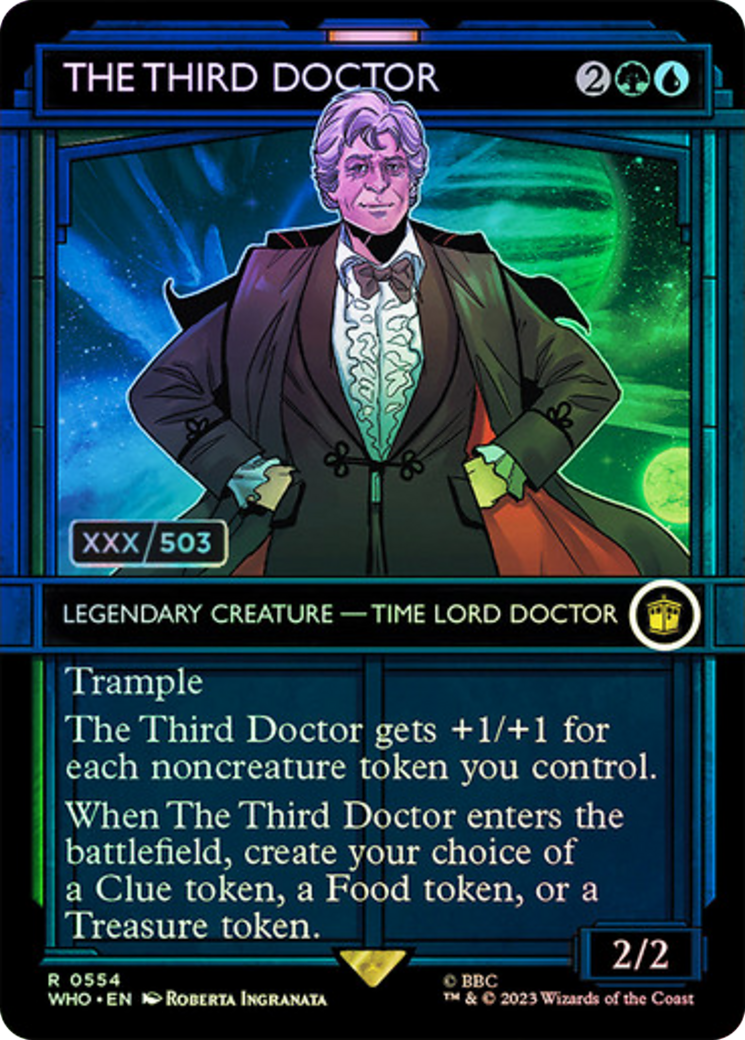 The Third Doctor (Serial Numbered) [Doctor Who] | Black Swamp Games