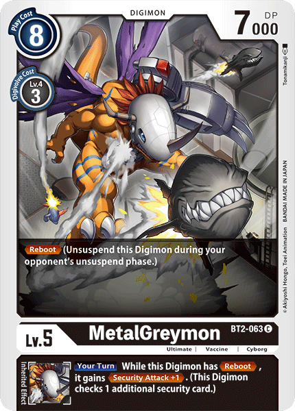 MetalGreymon [BT2-063] [Release Special Booster Ver.1.0] | Black Swamp Games
