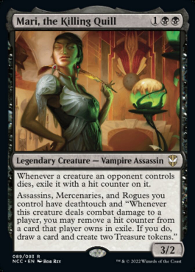Mari, the Killing Quill [Streets of New Capenna Commander] | Black Swamp Games