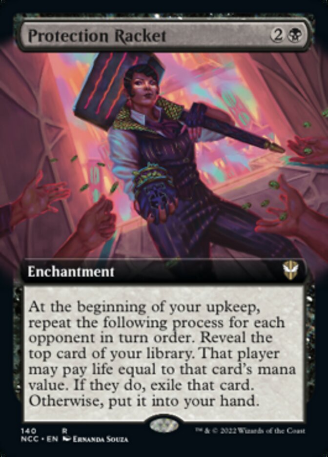 Protection Racket (Extended Art) [Streets of New Capenna Commander] | Black Swamp Games