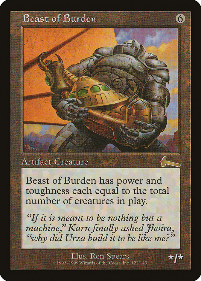 Beast of Burden [Urza's Legacy] | Black Swamp Games