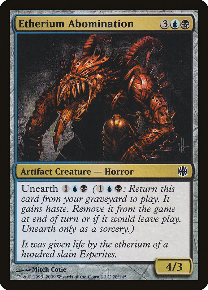 Etherium Abomination [Alara Reborn] | Black Swamp Games