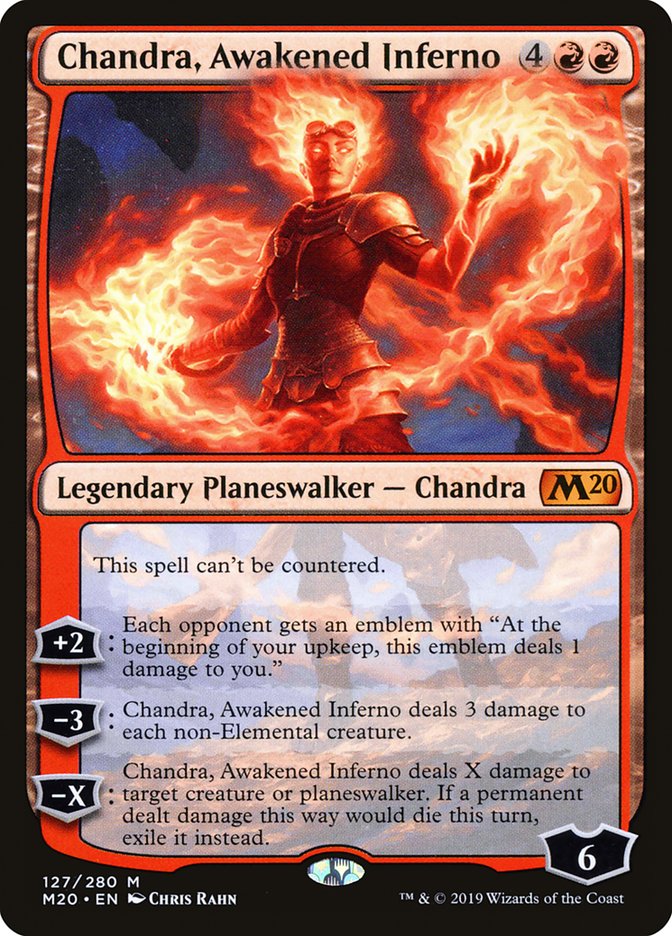 Chandra, Awakened Inferno [Core Set 2020] | Black Swamp Games
