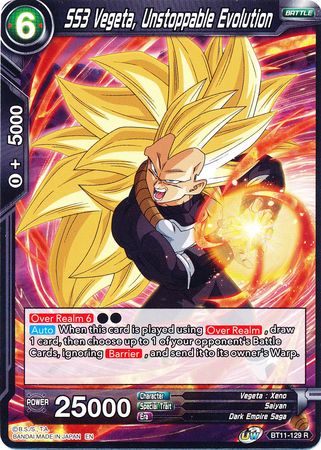 SS3 Vegeta, Unstoppable Evolution (BT11-129) [Vermilion Bloodline] | Black Swamp Games