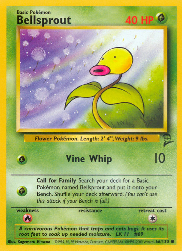 Bellsprout (66/130) [Base Set 2] | Black Swamp Games