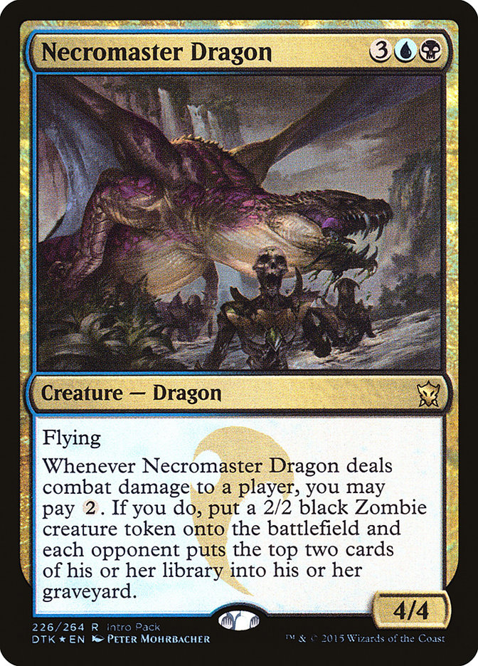 Necromaster Dragon (Intro Pack) [Dragons of Tarkir Promos] | Black Swamp Games