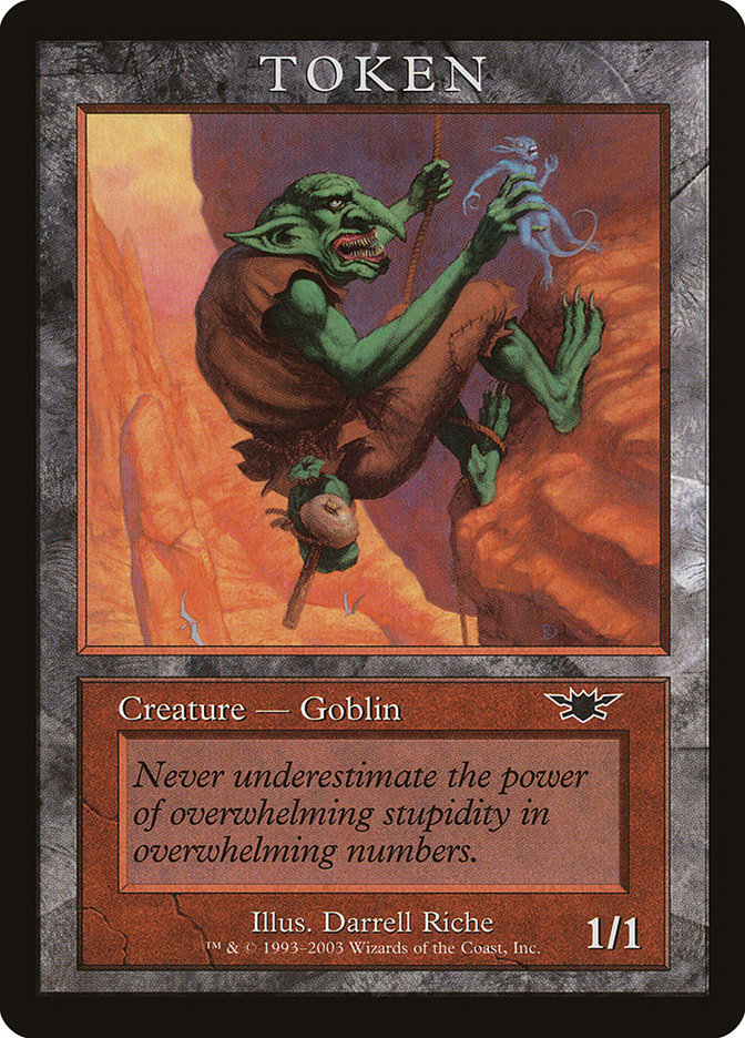 Goblin Token [Magic Player Rewards 2003] | Black Swamp Games