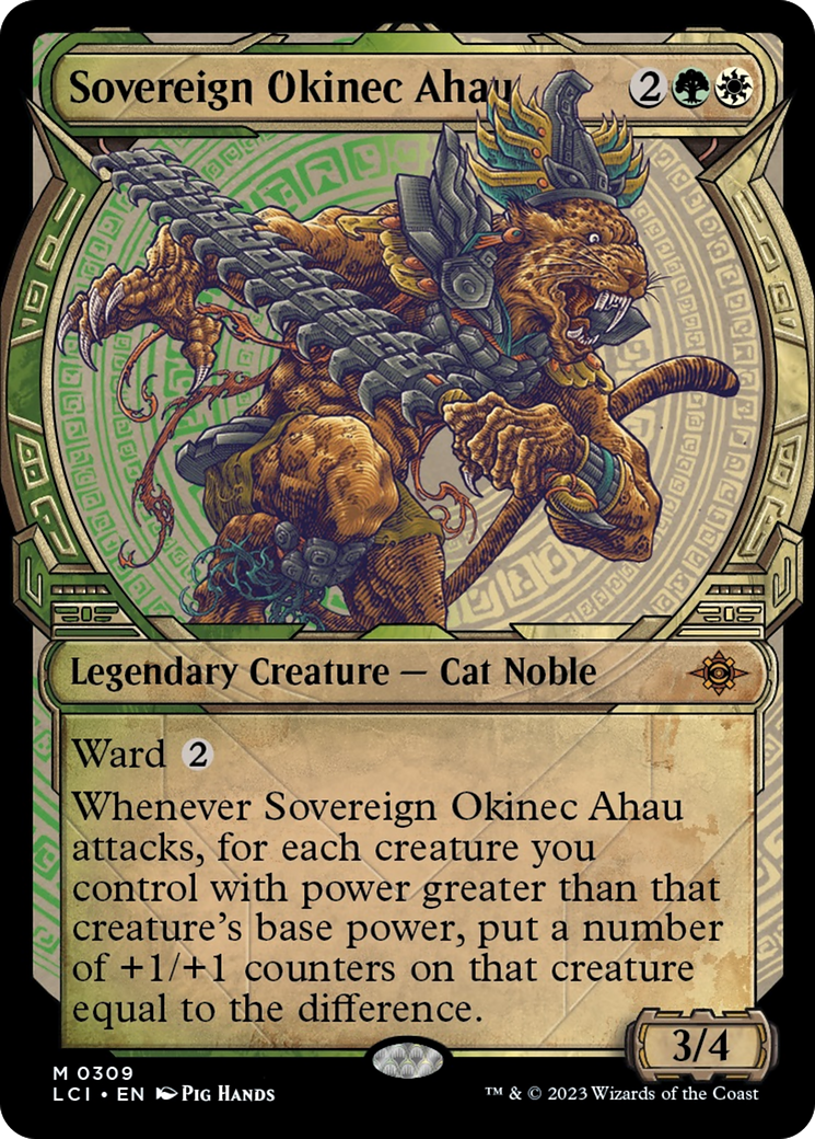 Sovereign Okinec Ahau (Showcase) [The Lost Caverns of Ixalan] | Black Swamp Games