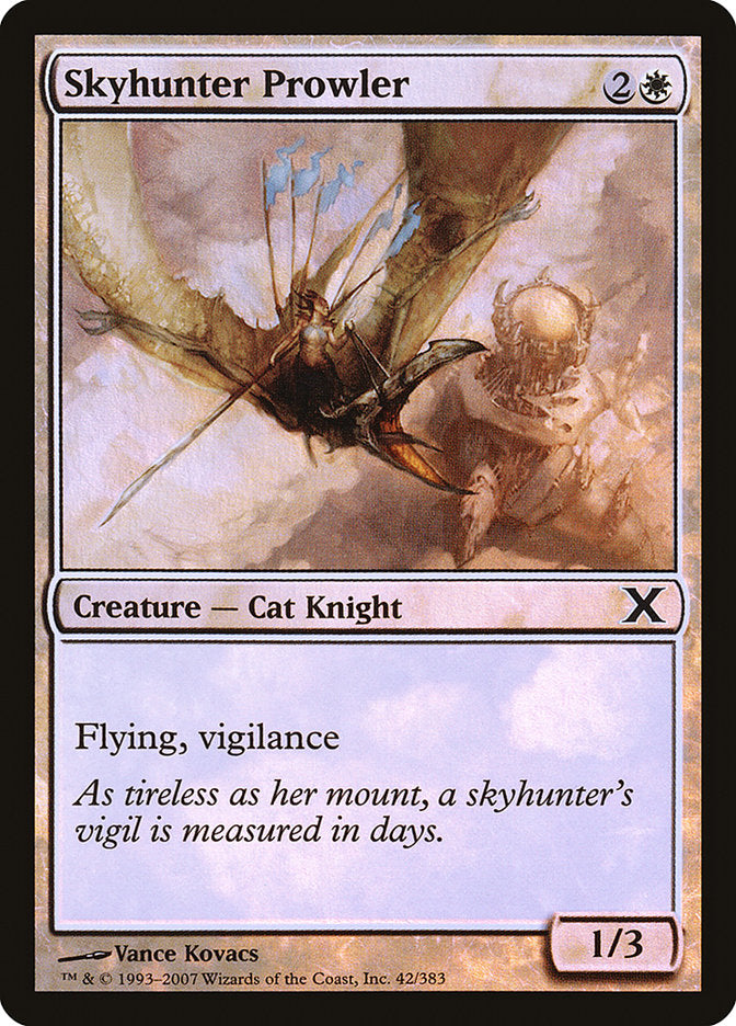 Skyhunter Prowler (Premium Foil) [Tenth Edition] | Black Swamp Games
