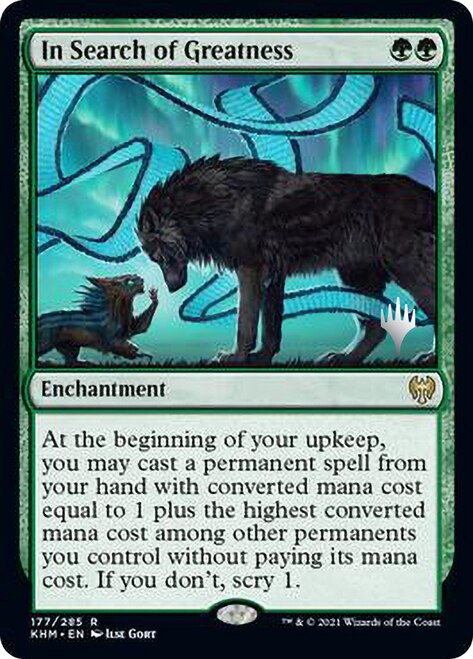 In Search of Greatness (Promo Pack) [Kaldheim Promos] | Black Swamp Games