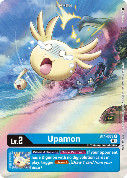 Upamon [BT1-003] (1-Year Anniversary Box Topper) [Promotional Cards] | Black Swamp Games