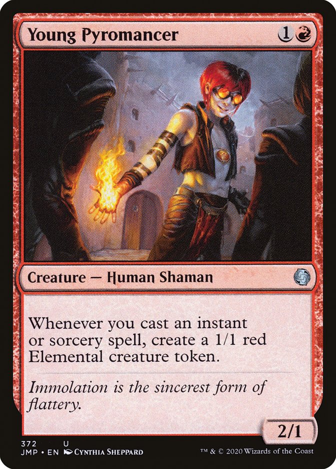 Young Pyromancer [Jumpstart] | Black Swamp Games