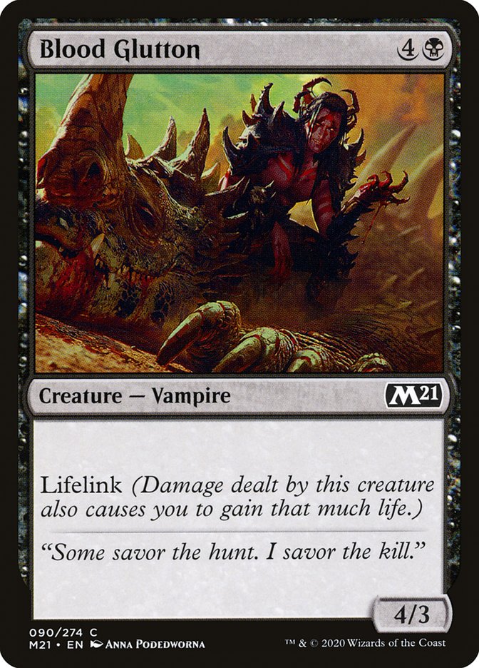 Blood Glutton [Core Set 2021] | Black Swamp Games