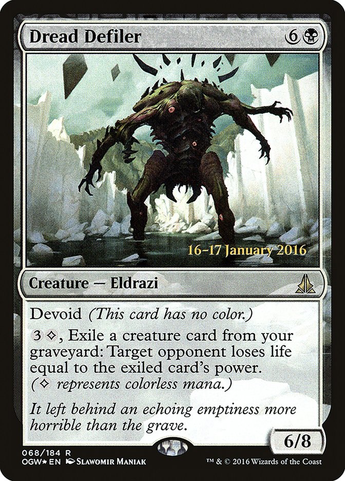 Dread Defiler [Oath of the Gatewatch Prerelease Promos] | Black Swamp Games