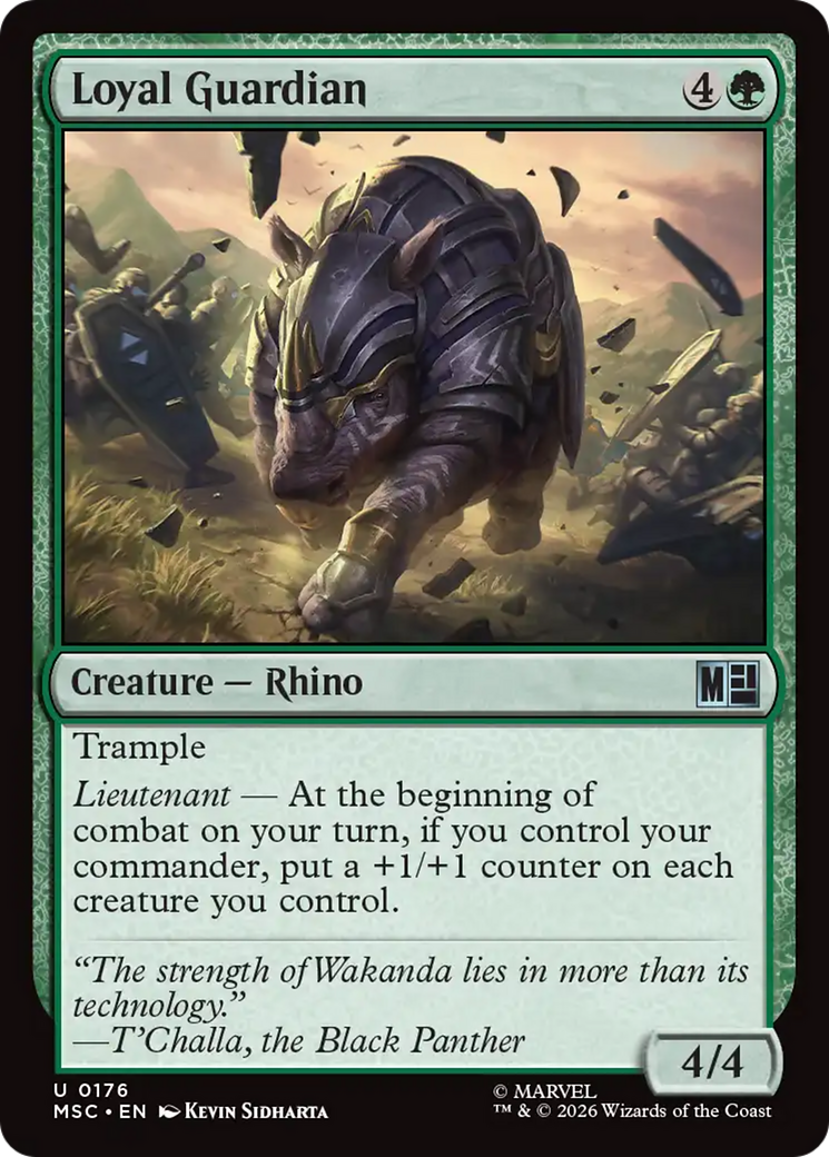 Loyal Guardian (Surge Foil) [Marvel Super Heroes Commander] | Black Swamp Games