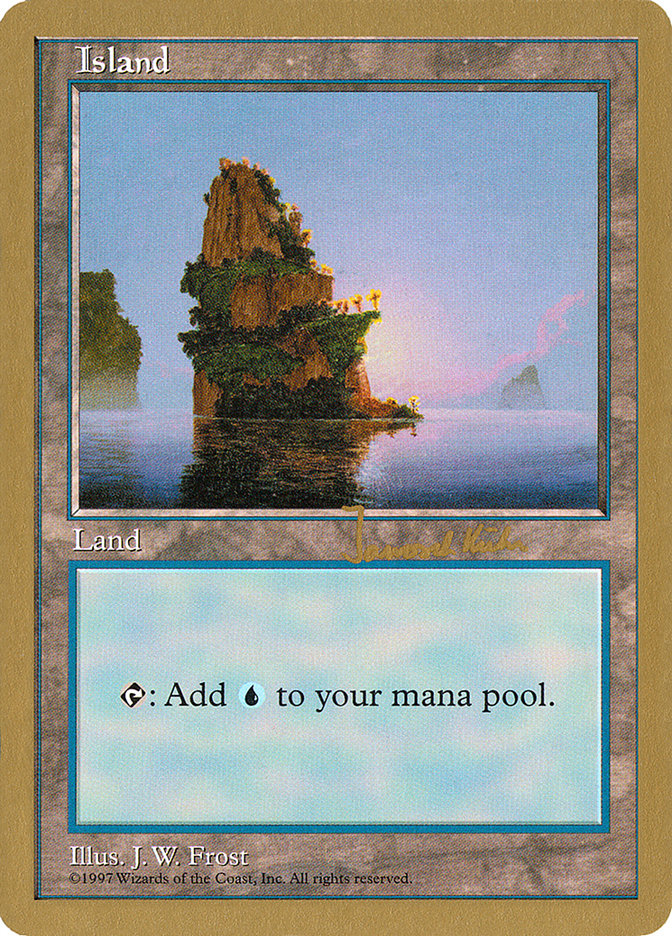 Island (jk435) (Janosch Kuhn) [World Championship Decks 1997] | Black Swamp Games