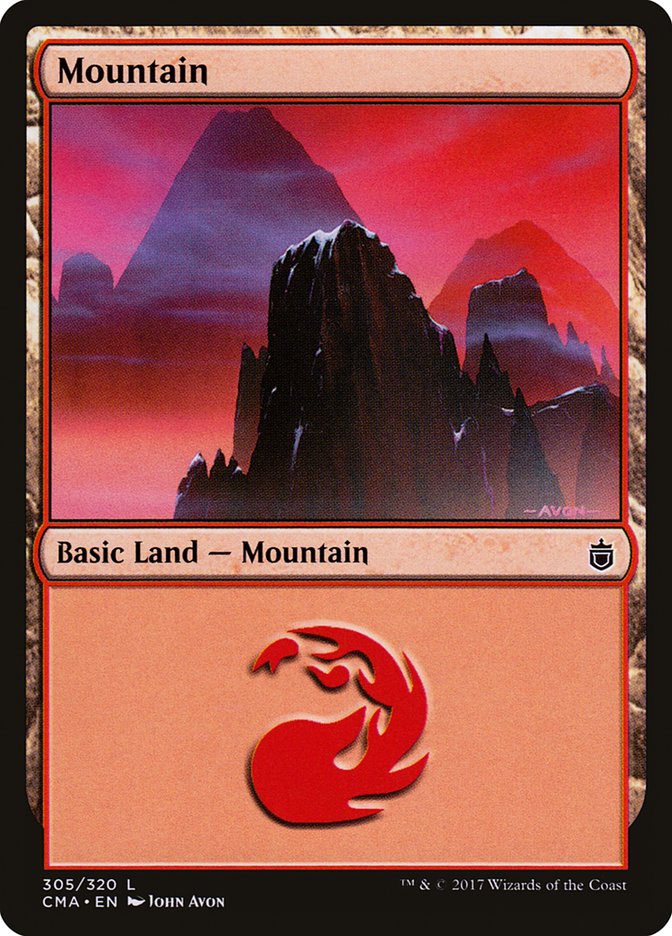 Mountain (305) [Commander Anthology] | Black Swamp Games
