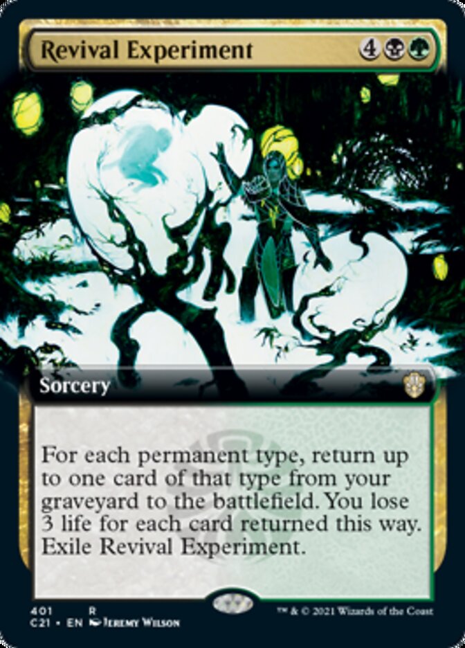 Revival Experiment (Extended Art) [Commander 2021] | Black Swamp Games