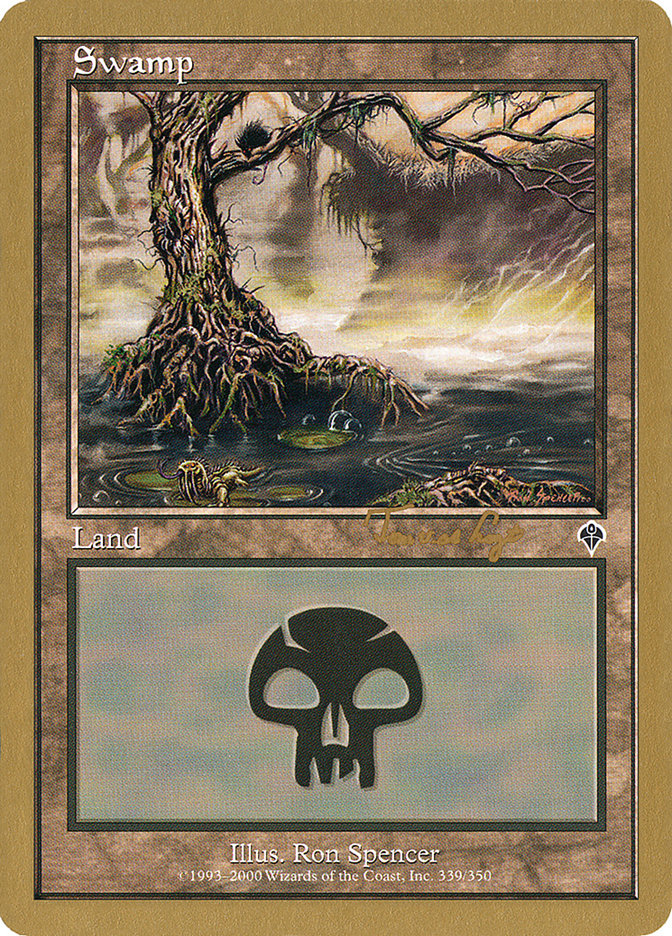 Swamp (tvdl339) (Tom van de Logt) [World Championship Decks 2001] | Black Swamp Games