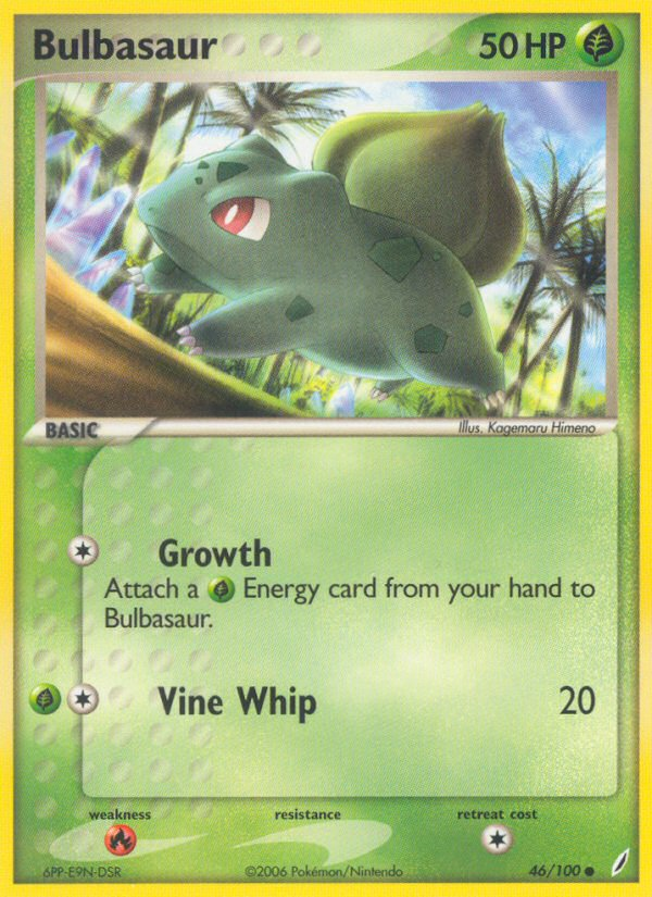 Bulbasaur (46/100) [EX: Crystal Guardians] | Black Swamp Games