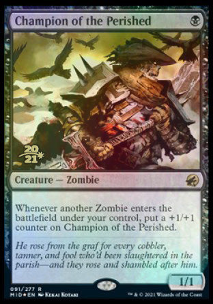 Champion of the Perished [Innistrad: Midnight Hunt Prerelease Promos] | Black Swamp Games