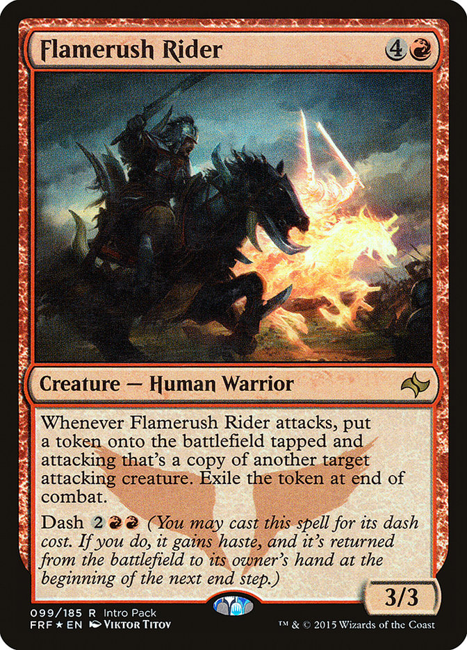 Flamerush Rider (Intro Pack) [Fate Reforged Promos] | Black Swamp Games