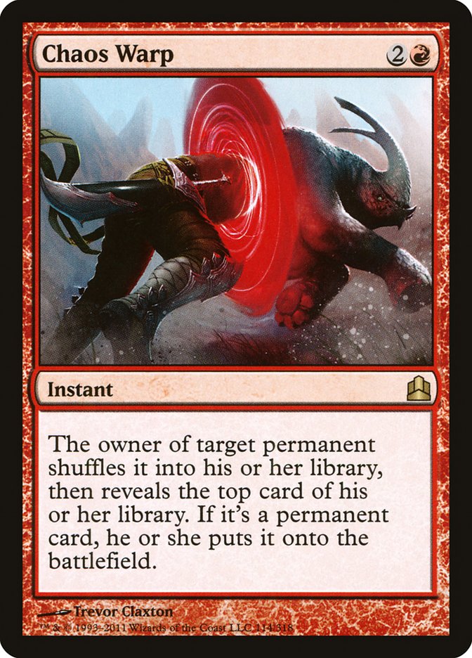 Chaos Warp [Commander 2011] | Black Swamp Games