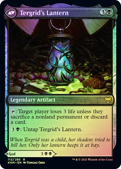 Tergrid, God of Fright // Tergrid's Lantern [Kaldheim Prerelease Promos] | Black Swamp Games