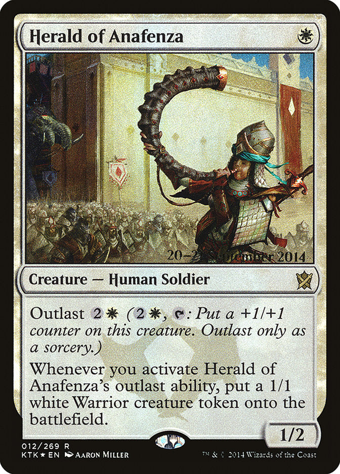 Herald of Anafenza [Khans of Tarkir Prerelease Promos] | Black Swamp Games