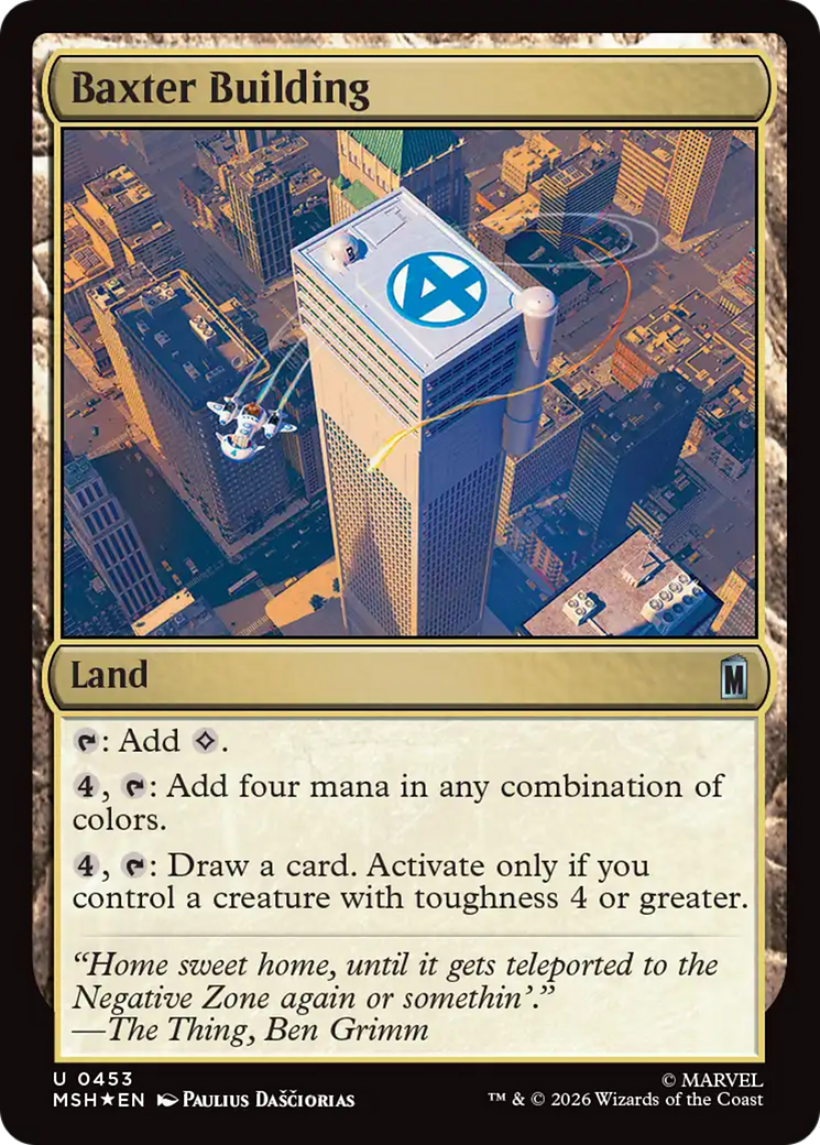 Baxter Building (Surge Foil) [Marvel Super Heroes] | Black Swamp Games