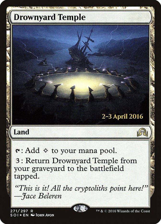 Drownyard Temple [Shadows over Innistrad Prerelease Promos] | Black Swamp Games
