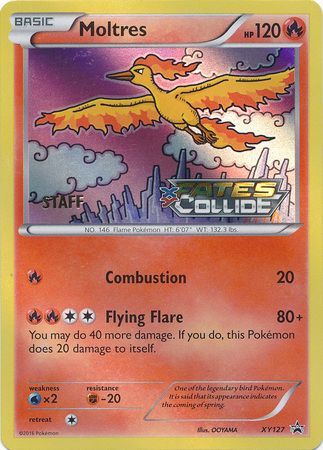 Moltres (XY127) (Staff) [XY: Black Star Promos] | Black Swamp Games