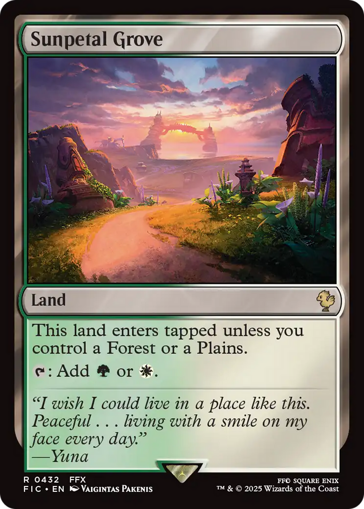 Sunpetal Grove [FINAL FANTASY Commander] | Black Swamp Games