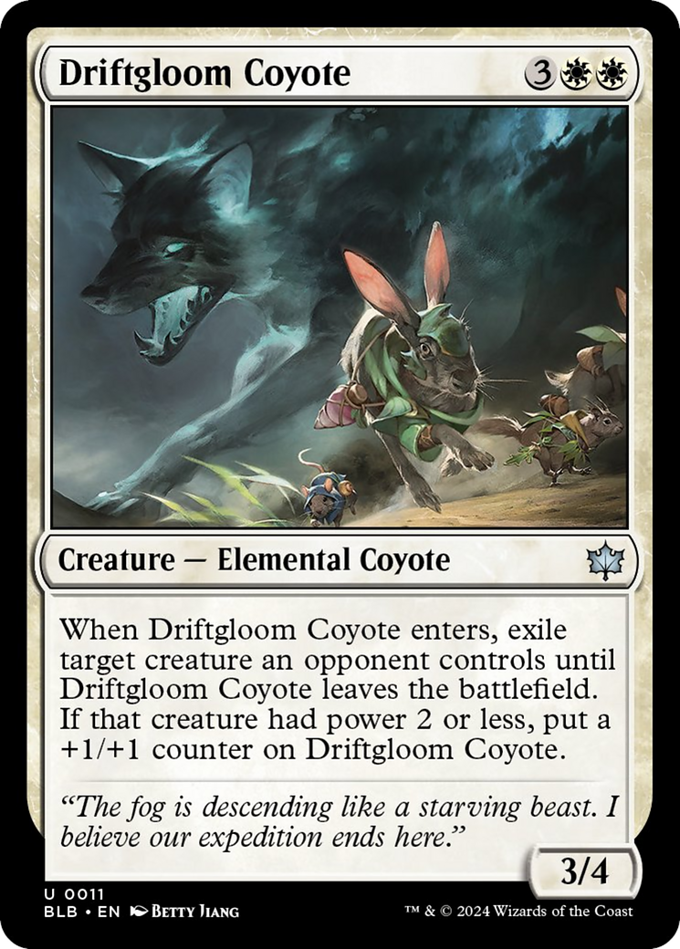 Driftgloom Coyote [Bloomburrow] | Black Swamp Games