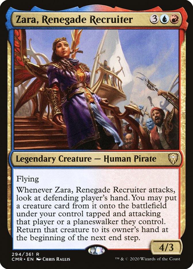 Zara, Renegade Recruiter [Commander Legends] | Black Swamp Games