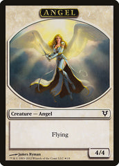 Angel // Demon Double-Sided Token (Oversized) [Open the Helvault] | Black Swamp Games