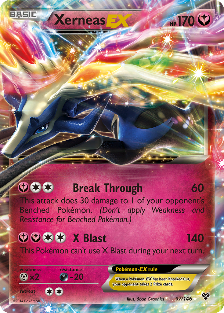 Xerneas EX (97/146) [XY: Base Set] | Black Swamp Games
