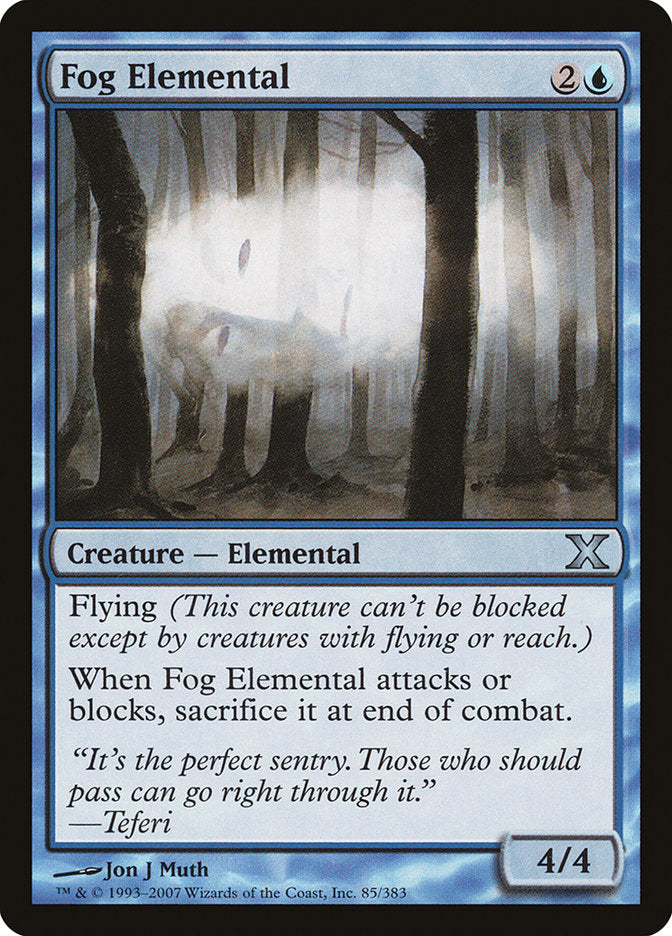 Fog Elemental [Tenth Edition] | Black Swamp Games