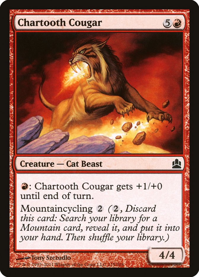 Chartooth Cougar [Commander 2011] | Black Swamp Games