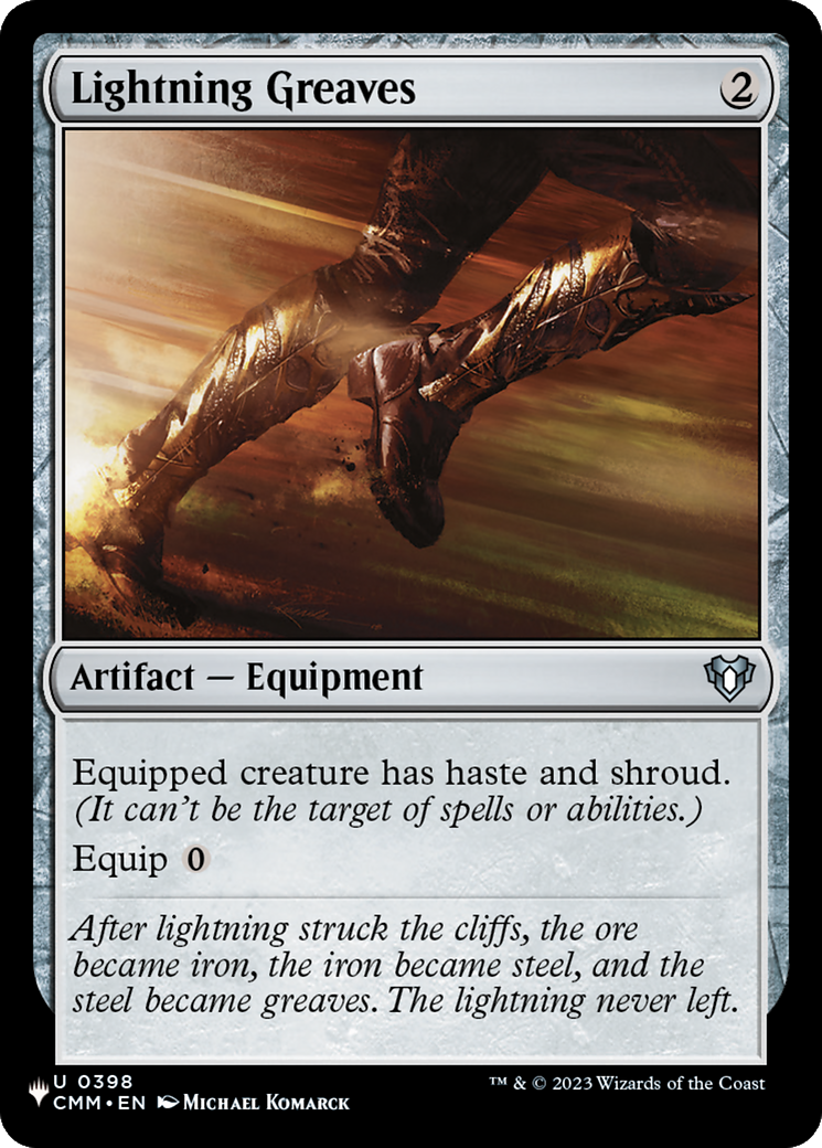 Lightning Greaves (CMM) [The List] | Black Swamp Games