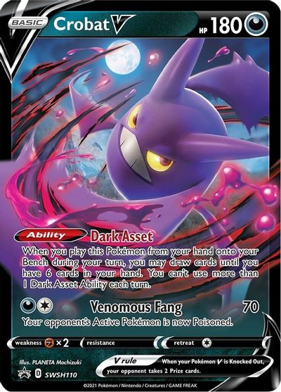 Crobat V (SWSH110) [Sword & Shield: Black Star Promos] | Black Swamp Games