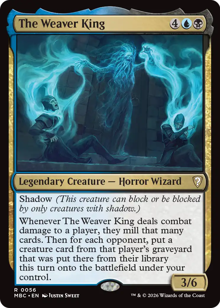 The Weaver King [Mystery Booster: Commander Edition] | Black Swamp Games