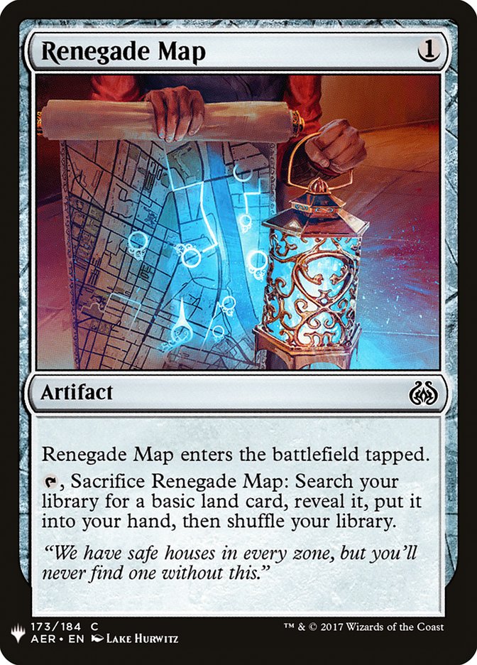 Renegade Map [Mystery Booster] | Black Swamp Games